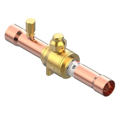 Danfoss GBC 18S E Shut-off Ball Valve 18 mm Solder ODF with Access Port