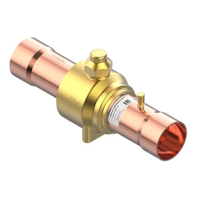 Danfoss GBC 67S E Shut-off Ball Valve 2 5/8 in Solder ODF with access port