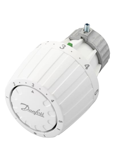 Danfoss RA 2000 thermostatic radiator sensor (operator head), gas-charged, built-in sensor, 5–26 °C setting range, for RA valves (013G2910)