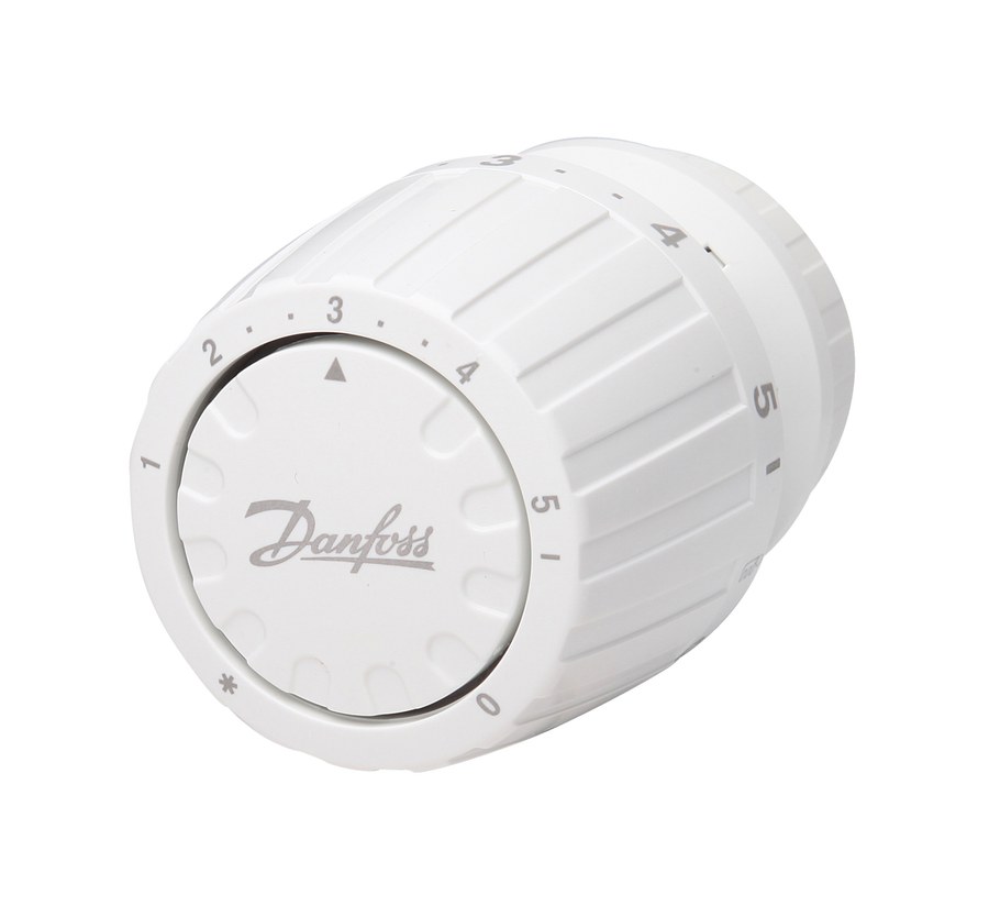 Danfoss RA 2000 thermostatic radiator sensor (operator head), gas-charged, built-in sensor, 5–26 °C setting range, for RA valves (013G2944)