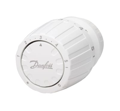 Danfoss RA 2000 thermostatic radiator sensor (operator head), gas-charged, built-in sensor, 5–26 °C setting range, for RA valves (013G2944)