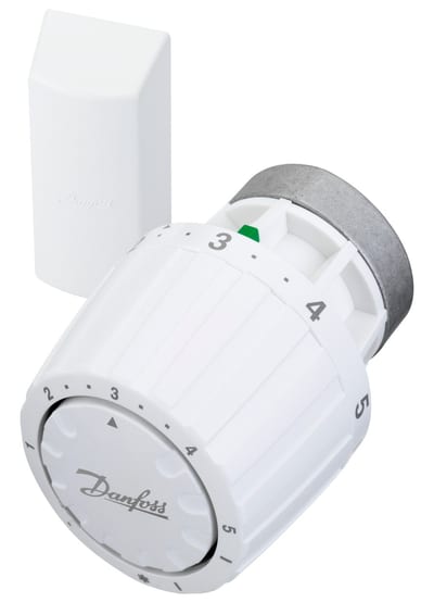 Danfoss RA/V thermostatic radiator sensor (operator head), gas-charged, remote sensor, 5–26 °C setting range, for RAV valves
