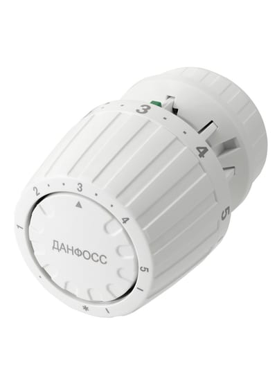 Danfoss RA 2000 thermostatic radiator sensor (operator head), gas-charged, built-in sensor, 5–26 °C setting range, for RA valves (013G2991)