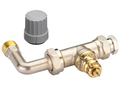 Danfoss RA-KE/KEW single-pipe manifold valve body, straight