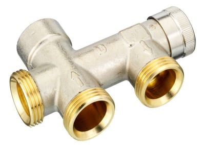 Danfoss RA-KE single-pipe manifold coupling, floor connection