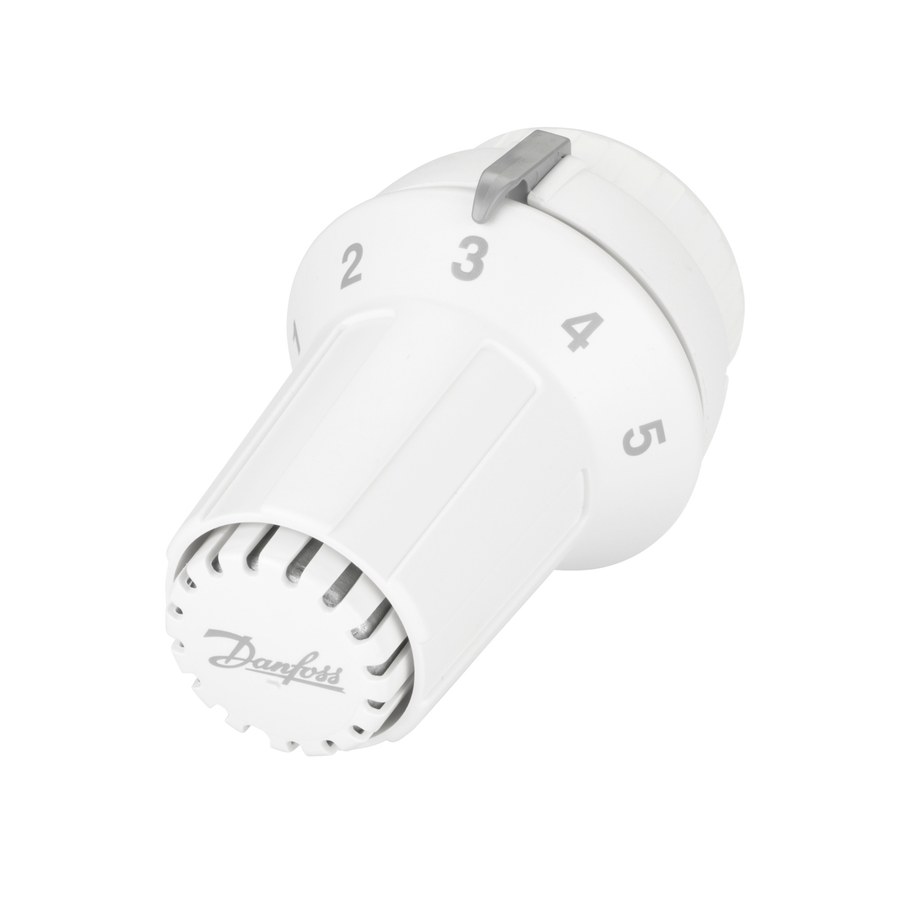 Danfoss RAS-C thermostatic radiator sensor — liquid-charged, built-in sensor, 8–28 °C, RA connection (013G5016)