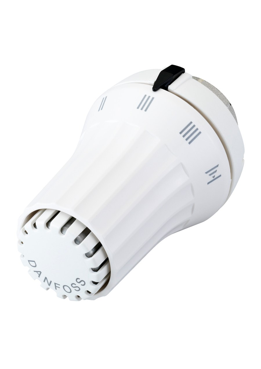 Danfoss RAE-K thermostatic radiator sensor — liquid-charged, built-in sensor, 8–28 °C, M30X1.5 connection (013G5134)