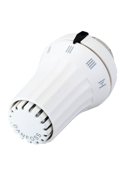 Danfoss RAE-K thermostatic radiator sensor — liquid-charged, built-in sensor, 8–28 °C, M30X1.5 connection (013G5134)