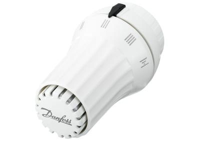 Danfoss RAE thermostatic radiator sensor — liquid-charged, built-in sensor, 8–28 °C, RA connection (013G5154)