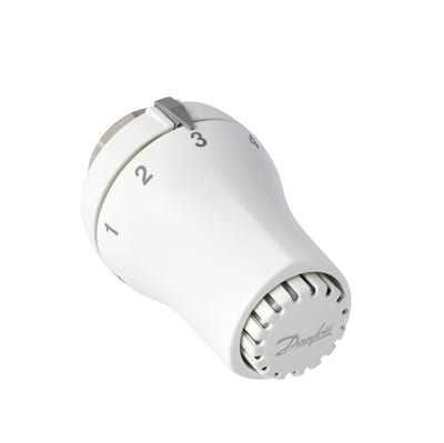 Danfoss RAS-DK thermostatic radiator sensor — liquid-charged, built-in sensor, 8–28 °C, M30X1.5 connection