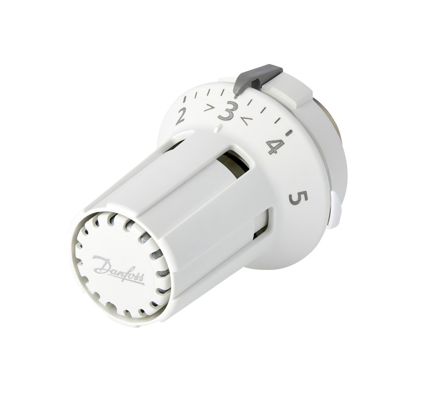Danfoss RAW/RTD thermostatic radiator sensor — liquid-charged, built-in sensor, 16–28 °C, RTD connection (013G5216)