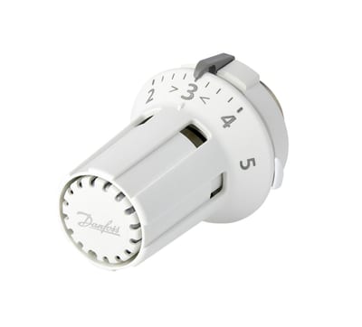Danfoss RAW/RTD thermostatic radiator sensor — liquid-charged, built-in sensor, 16–28 °C, RTD connection