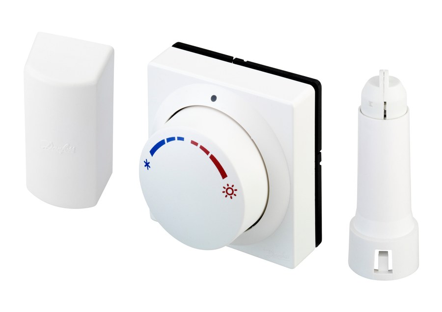 Danfoss FEV self-acting room controller — control of a heating circuit, 2+2 m capillary (013G5466)