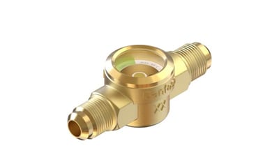Danfoss SGP 10 N moisture-indicating sight glass, flare 3/8 in (10 mm), code