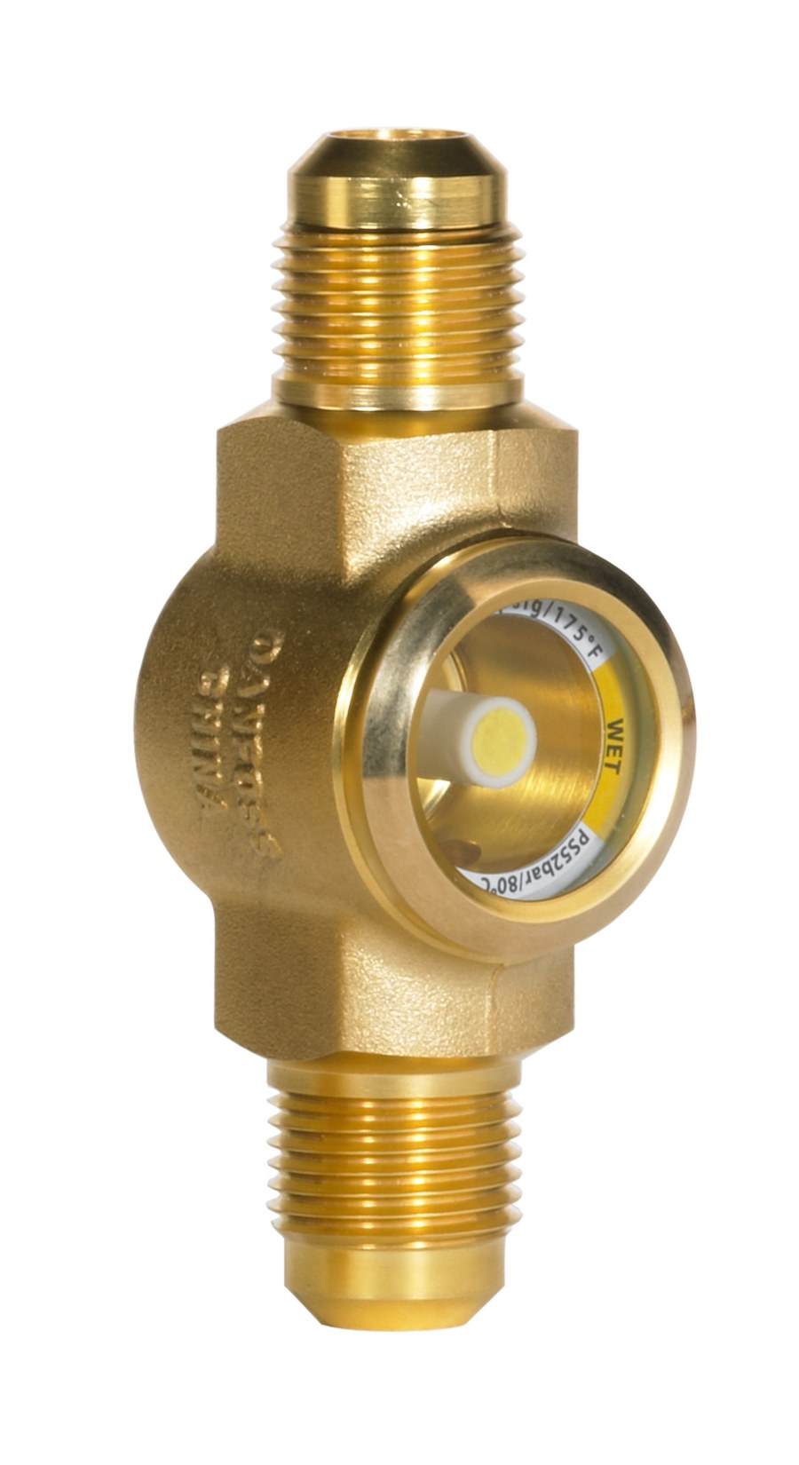 Danfoss SGP 12 N moisture-indicating sight glass, flare 1/2 in (12 mm), code