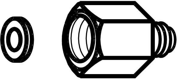 Danfoss Switch Accessory Reducing Nipple 3/8IN G x 7/16-20 UNF (017-420566)