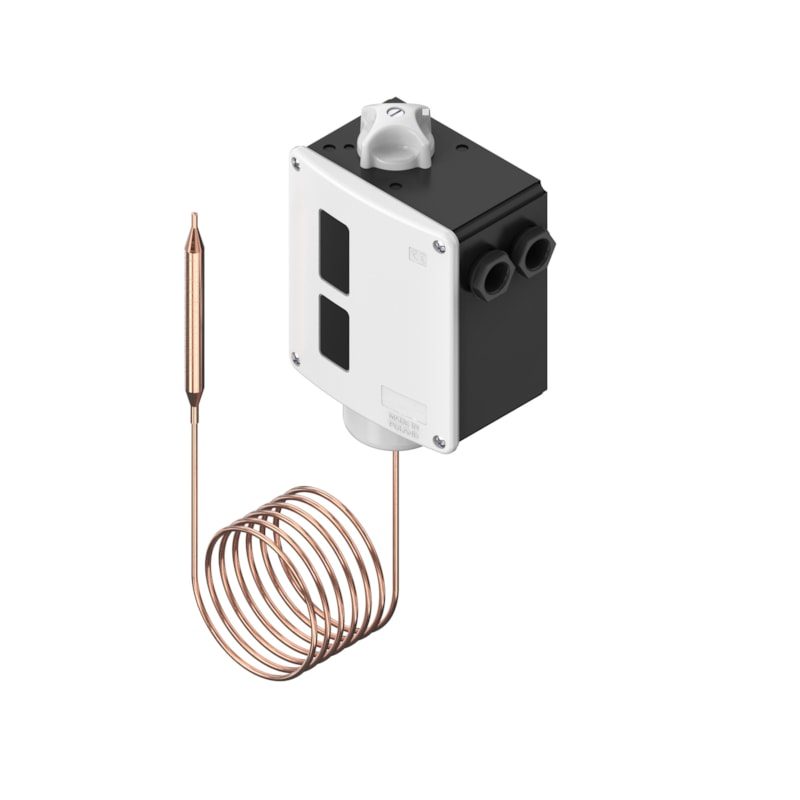 Danfoss RT14E Thermostat -5 to 30 degC SPDT gold Auto Reset, 2 m capillary (017-509866)