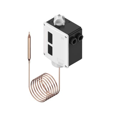 Danfoss RT14E Thermostat -5 to 30 degC SPDT gold Auto Reset, 2 m capillary