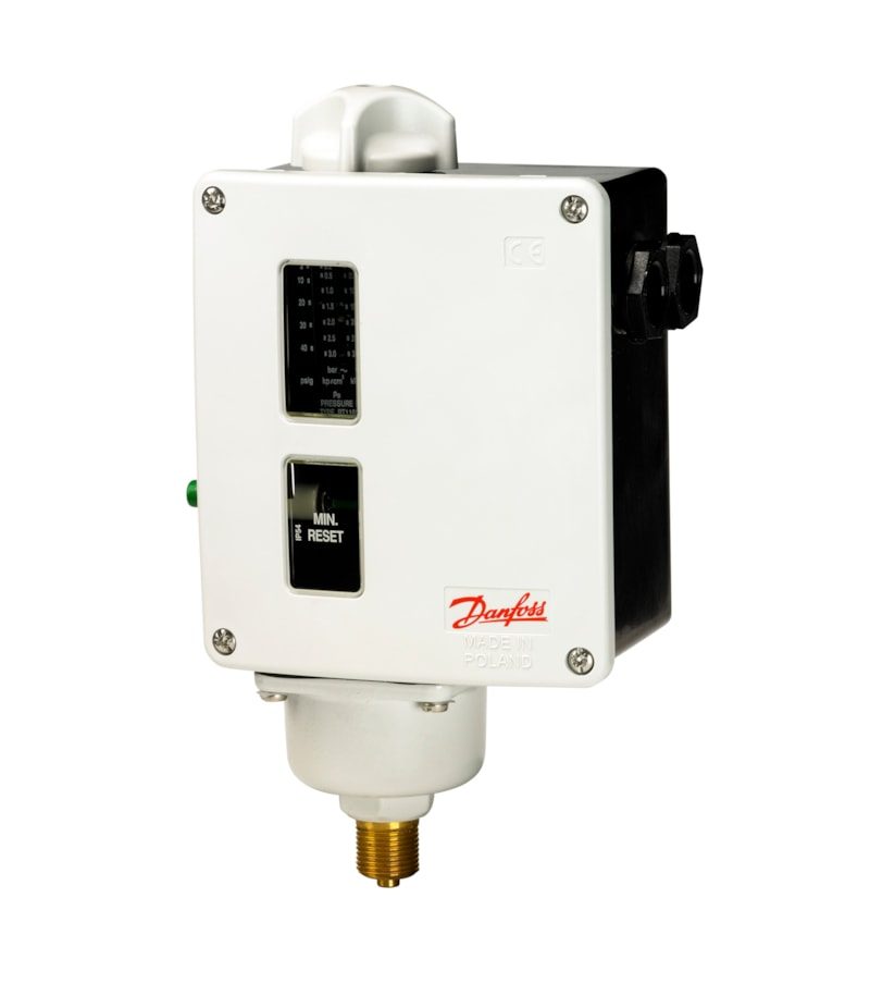 Danfoss RT110 Pressure Switch 0.2 to 3 bar SPDT Manual Min (017-511066)