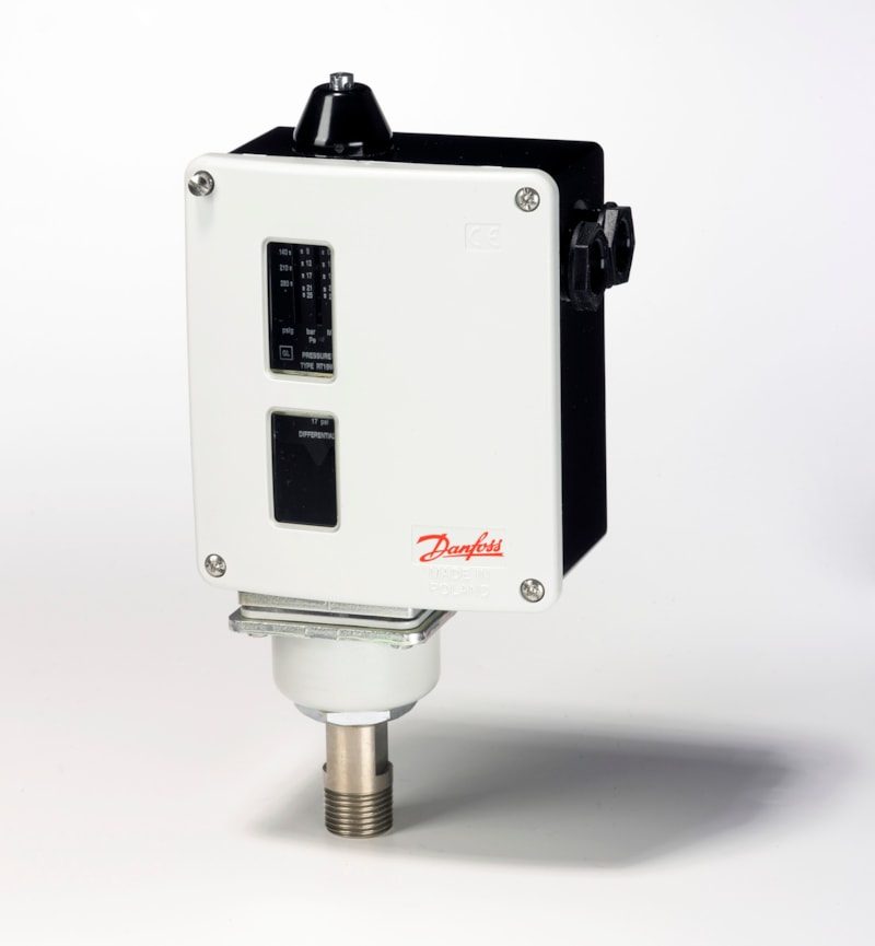 Danfoss RT19S Pressure Switch 5 to 25 bar SPDT Manual max Reset (017-518366)