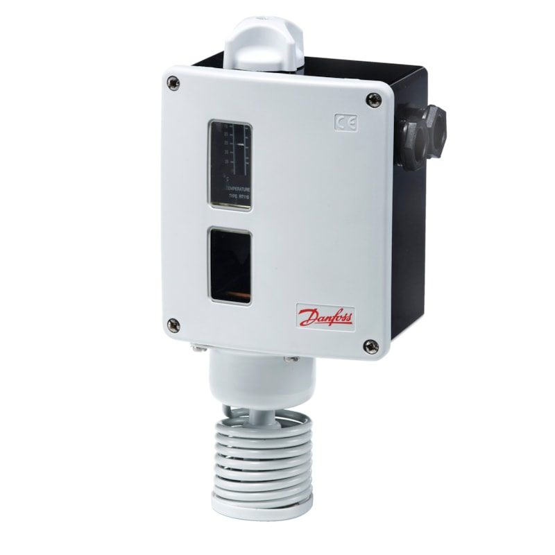 Danfoss RT115 Thermostat 10 to 35 SPDT Auto Reset (017-519766)