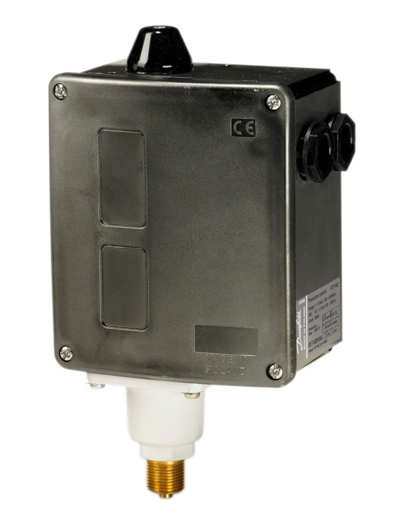 Danfoss RT121E Vacuum Pressure Switch -1 to 0 bar SPDT Auto Reset ATEX (017-618466)