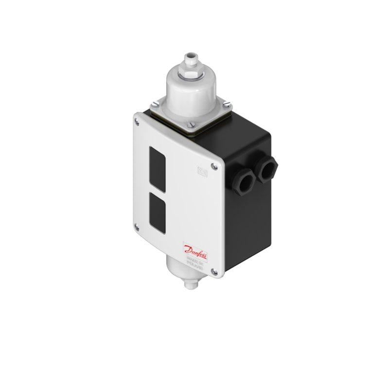 Danfoss RT262A Differential Pressure Switch 0.1 to 1.5 bar SPDT+SPST Auto Reset (017D001366)