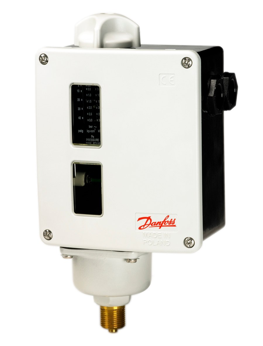 Danfoss RT110L Pressure Switch 0.2 to 3 bar SPDT Auto Reset (017L001566)
