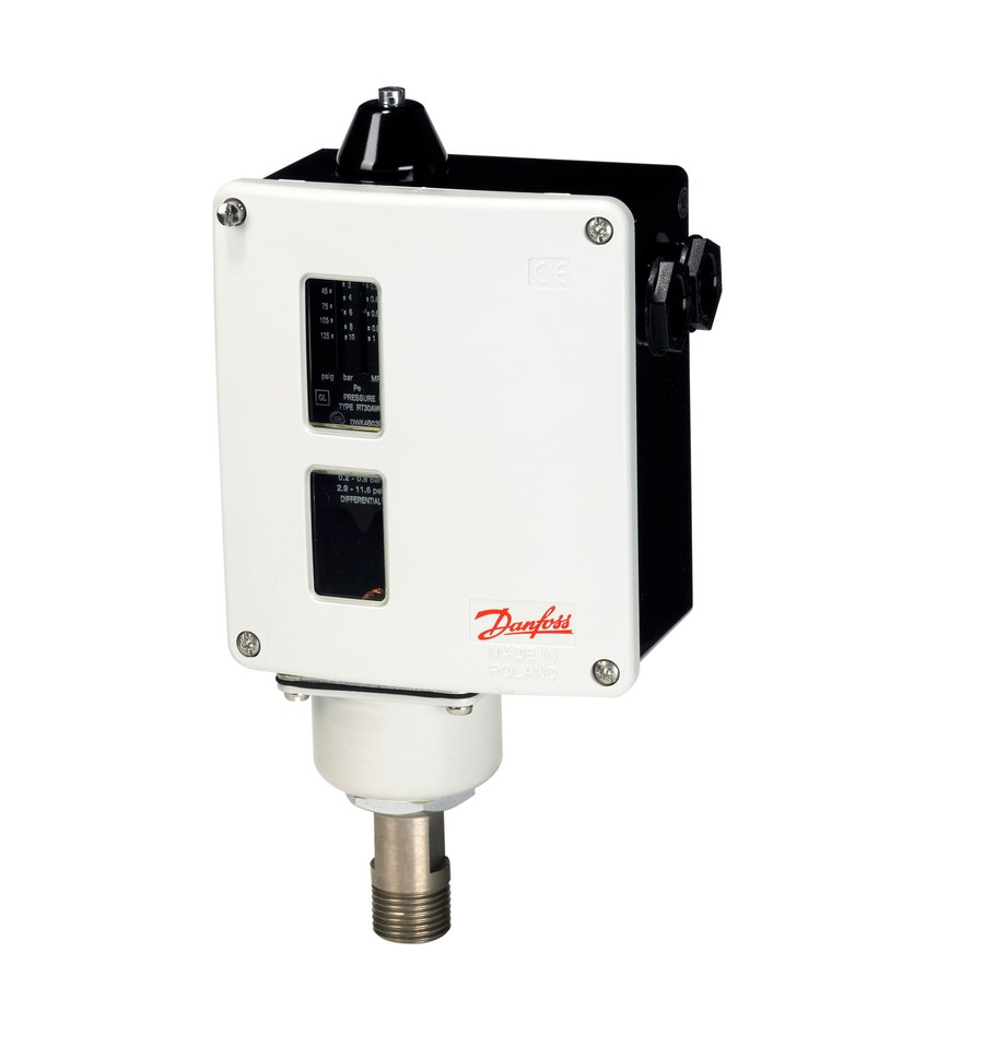 Danfoss RT200L Pressure Switch 0.2 to 6 bar SPDT Auto Reset (017L003266)