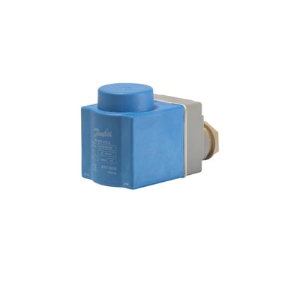 Danfoss BE012DS solenoid valve coil 12V DC clip-on terminal box IP67