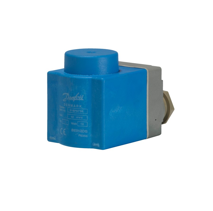 Danfoss BE230DS solenoid valve coil 230V DC clip-on terminal box IP67