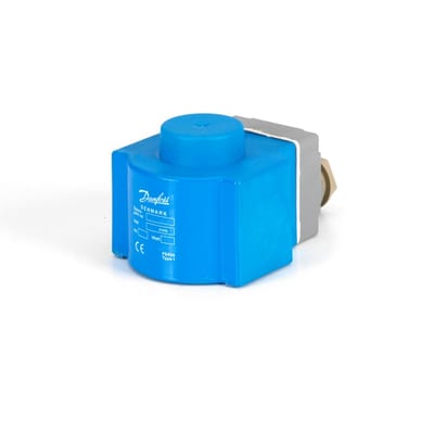 Danfoss BG024AS solenoid valve coil 24V AC clip-on terminal box IP67