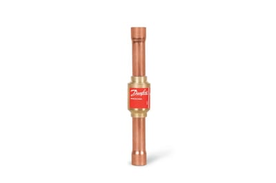 Danfoss NRD 12S differential pressure valve — 1/2 in ODF solder, 1.4 bar opening, 49 bar, code