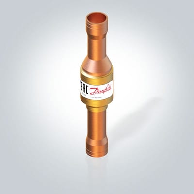 Danfoss NRV 19S check valve — 7/8 in ODF solder, angleway, 49 bar, code