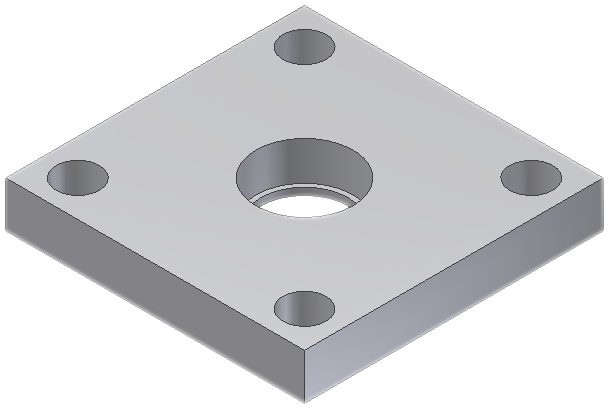 Danfoss threaded flange set, DN20 (3/4 in), NPT, ANSI/ASME B1.20.1, steel, square tongue, 2-Flange set (027G1007)