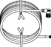 Danfoss ICAD cable set, 1.5 m (M12, for ICAD 600/900/1200 actuators)