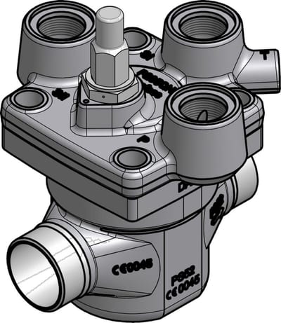 Danfoss ICS3E 25-5 pilot-operated servo valve, DN20 (3/4 in) butt weld, Kv 1.7 m³/h