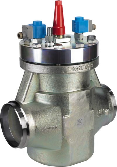 Danfoss ICLX 100 two-step solenoid valve, butt weld, 100 mm (4 in)