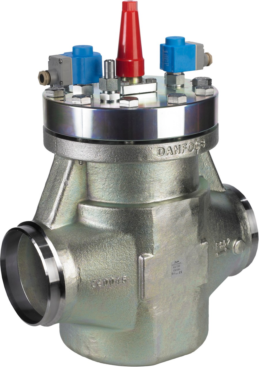 Danfoss ICLX 150 two-step solenoid valve, butt weld, 150 mm (6 in) (code 027H7167)