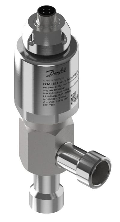 Danfoss CCMT 5L electric regulating valve, solder ODF 5/8 in / weld 1/2 in