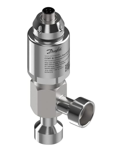 Danfoss CCMT 5L electric regulating valve, solder ODF 7/8 in / weld 3/4 in