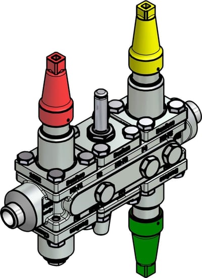 Danfoss ICF 20-6-2RA Flexline valve station, 20 mm, ASME B 36.10M SCHEDULE 80