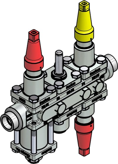 Danfoss ICF 20-6-3RA Flexline valve station, 20 mm, ASME B 16.11