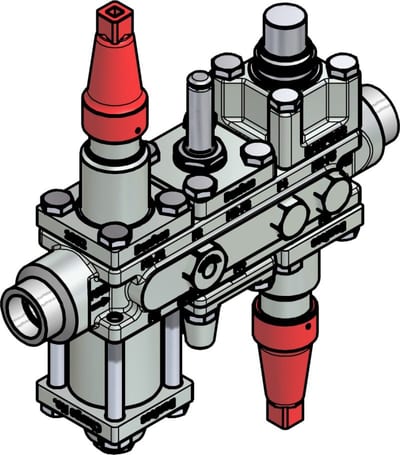 Danfoss ICF 20-6-5MA Flexline valve station, 20 mm, ASME B 16.11