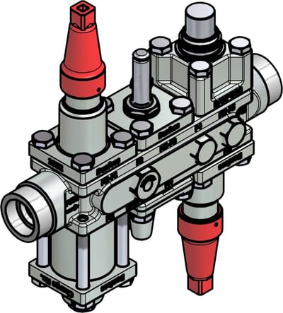 Danfoss ICF 20-6-5MA Flexline valve station, 25 mm, ASME B 16.11