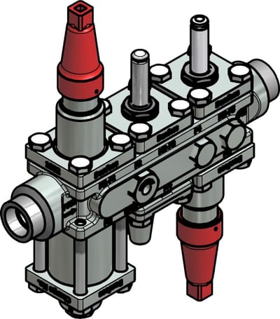 Danfoss ICF 20-6-90 Flexline valve station, 20 mm, ASME B 16.11 (code 027L3055)