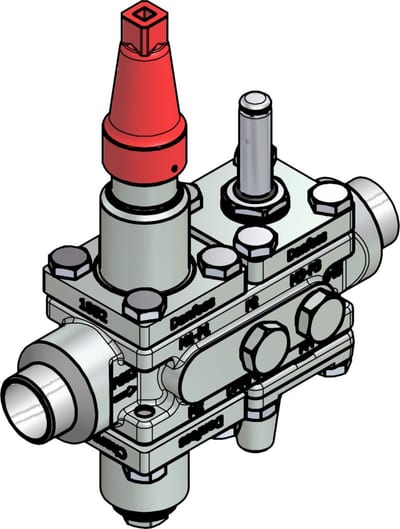 Danfoss ICF 20-4-8 Flexline valve station, 25 mm, EN 10220