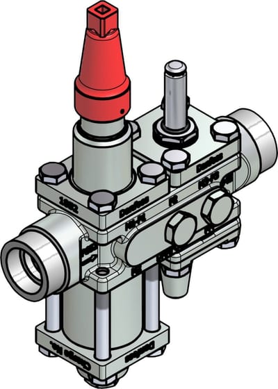 Danfoss ICF 20-4-8 Flexline valve station, 25 mm, ASME B 16.11