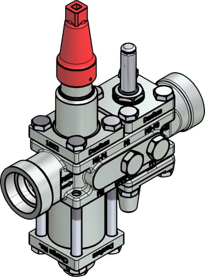 Danfoss ICF 20-4-8 Flexline valve station, 32 mm, ASME B 16.11