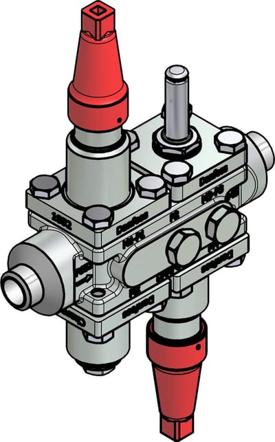 Danfoss ICF 20-4-9 Flexline valve station, 20 mm, ASME B 36.10M Schedule 80